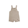 Voir la diapositive 3 : Petit Béguin Salopette bébé en lin mélangé Moka