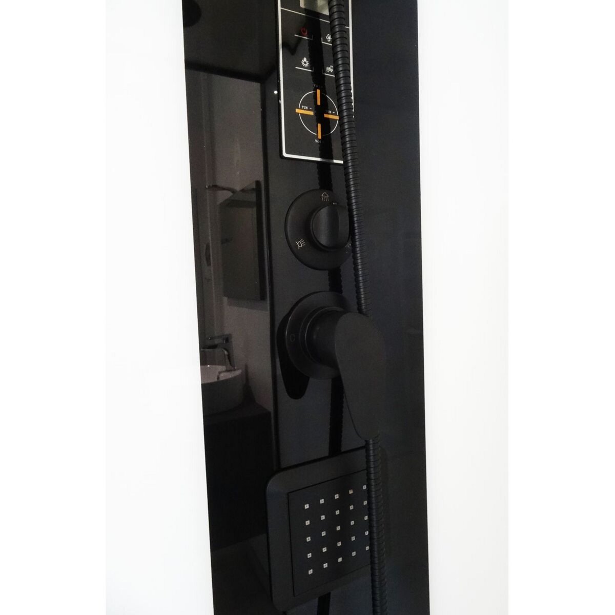 ONDEE Cabine hydromassante NOGEA noir mat - 120x80cm