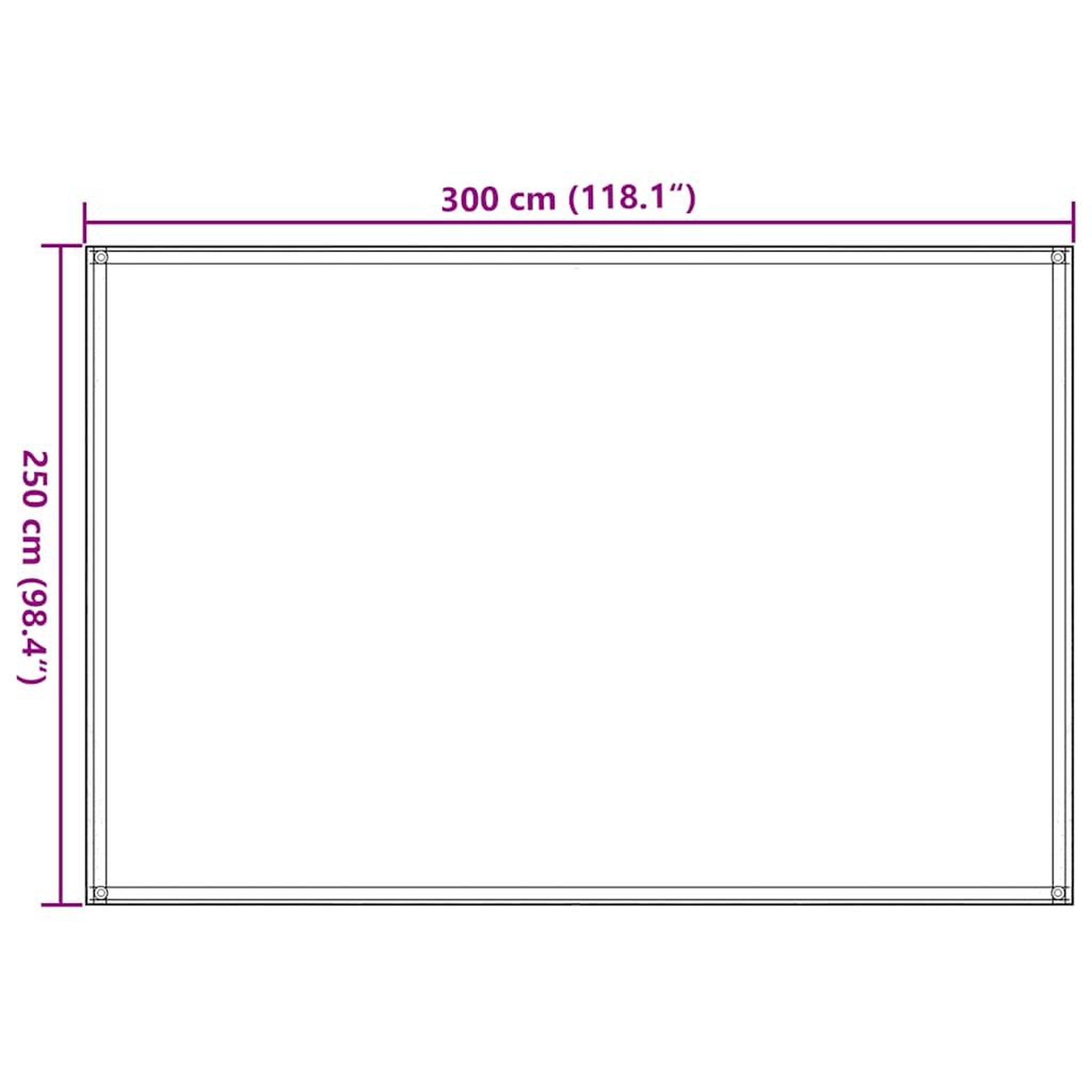 Voir la diapositive 6 : VIDAXL Tapis de tente 250x300 cm Marron