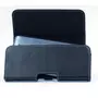 amahousse Etui ceinture pour Samsung Galaxy Note 20 Ultra cuir noir crochet métallique