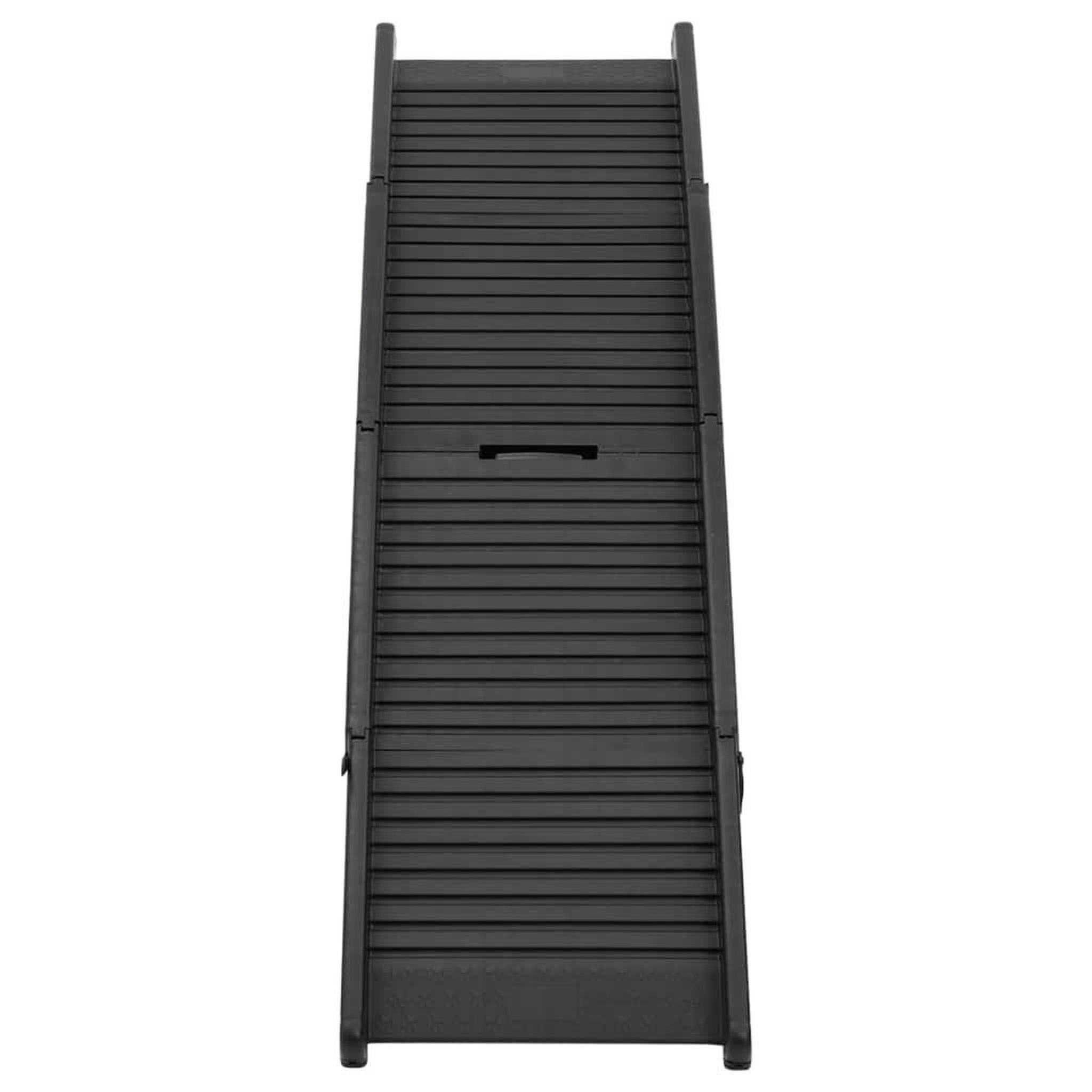 Voir la diapositive 3 : VIDAXL Rampe pliable pour chien noir 153x40x12,5 cm plastique