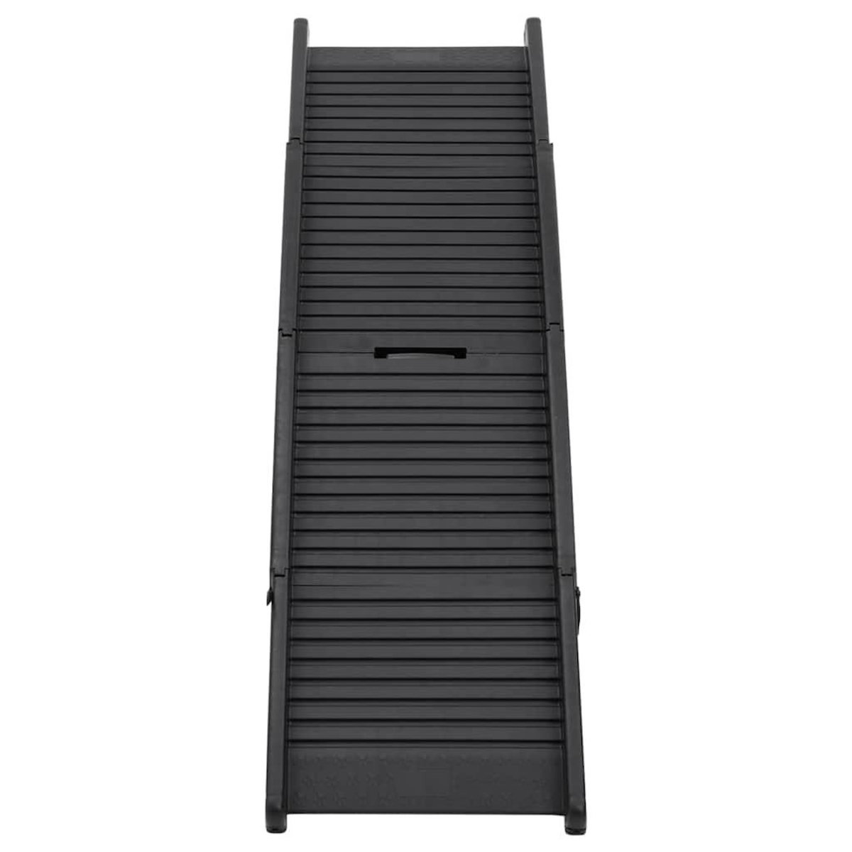 VIDAXL Rampe pliable pour chien Noir 153x40x12,5 cm Plastique