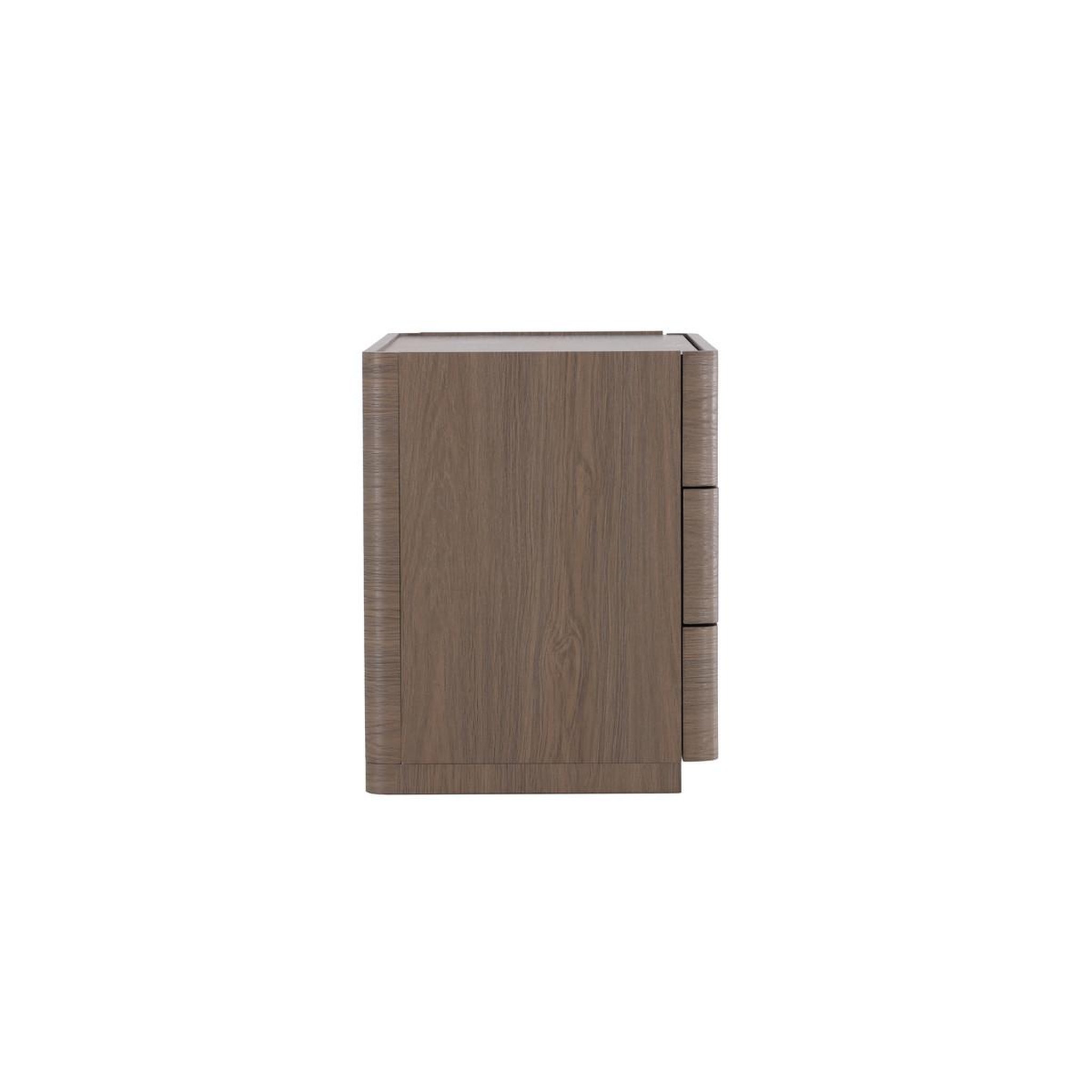 Voir la diapositive 4 : Paris Prix Commode Design 3 Tiroirs  Noble  100cm Moka
