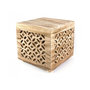 Voir la diapositive 1 : HomeStyle4U Table de chevet bois cube nature
