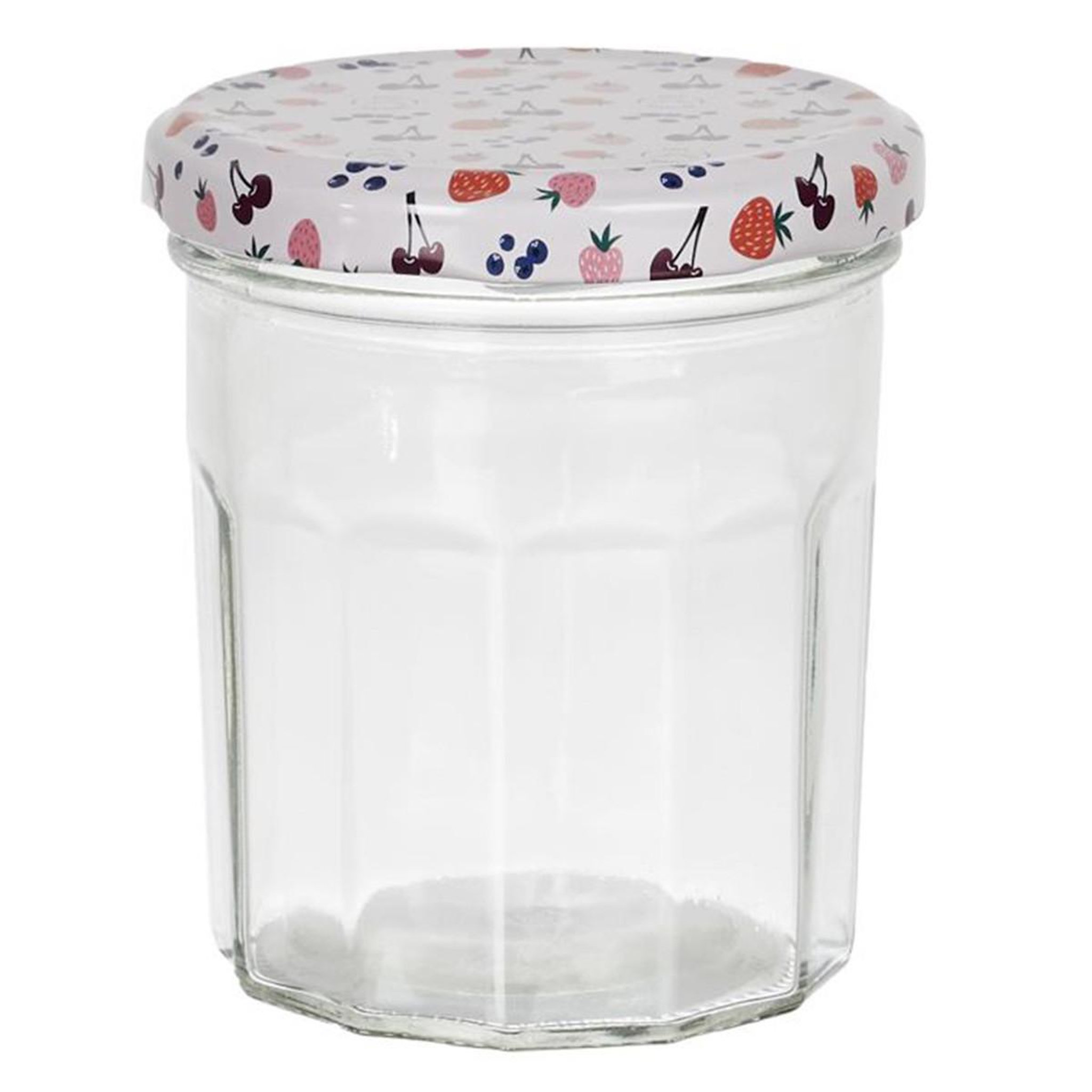 Voir la diapositive 1 : Lily Cook Pot à confiture imprimé  couvercle  30cl transparent