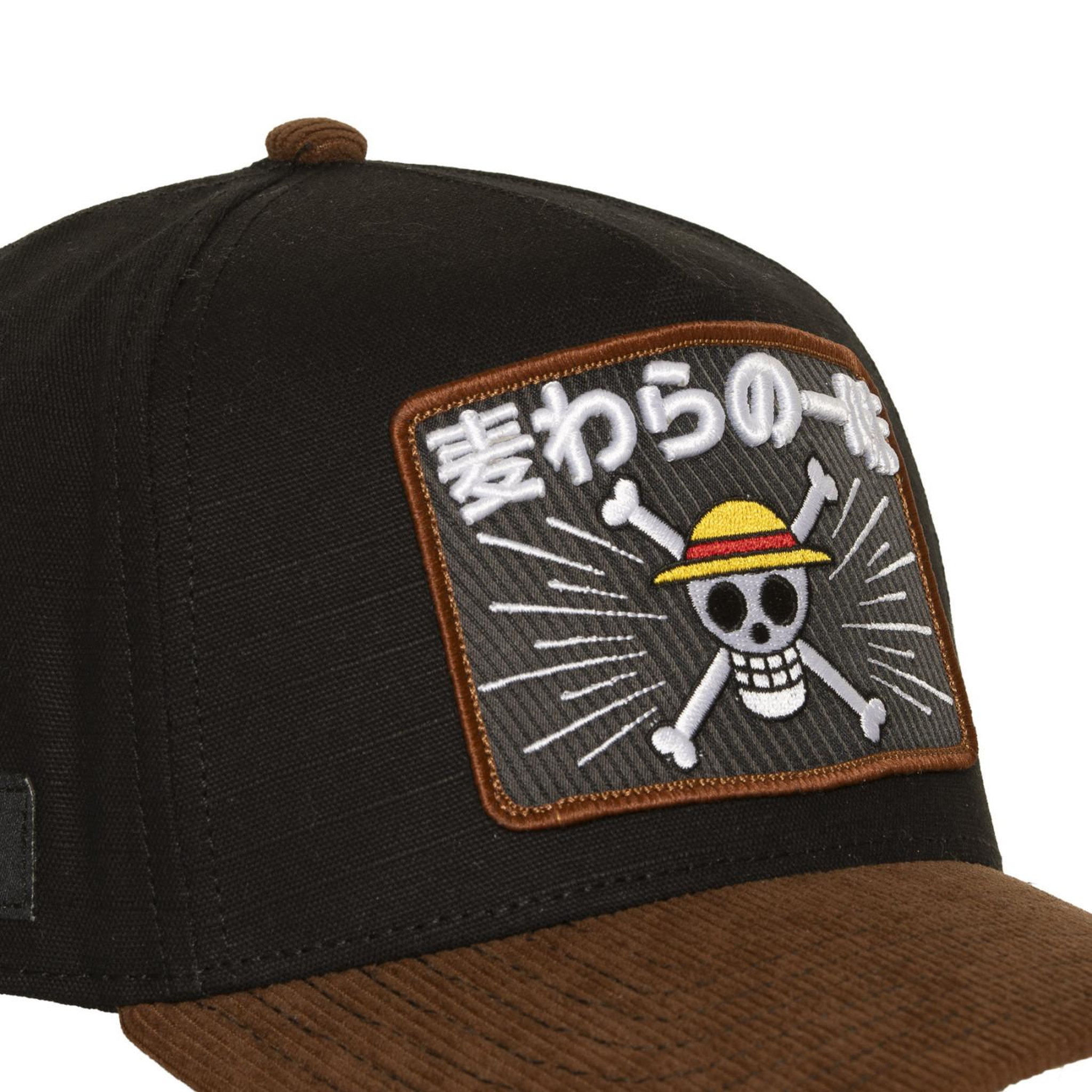 Voir la diapositive 3 : CAPSLAB Casquette trucker avec patch one piece mugiwara