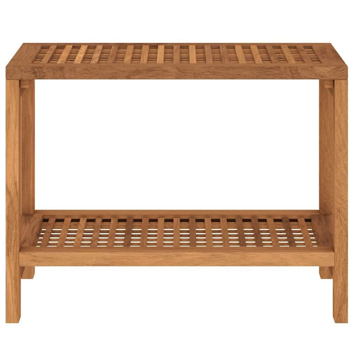 VIDAXL Table d'appoint de salle de bain 60x30x45cm bois de teck solide