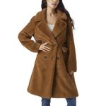 Vero Moda anteau en Fausse Fourrure  Femme Vero  oda Fake Fur Coat. Coloris disponibles : Marron