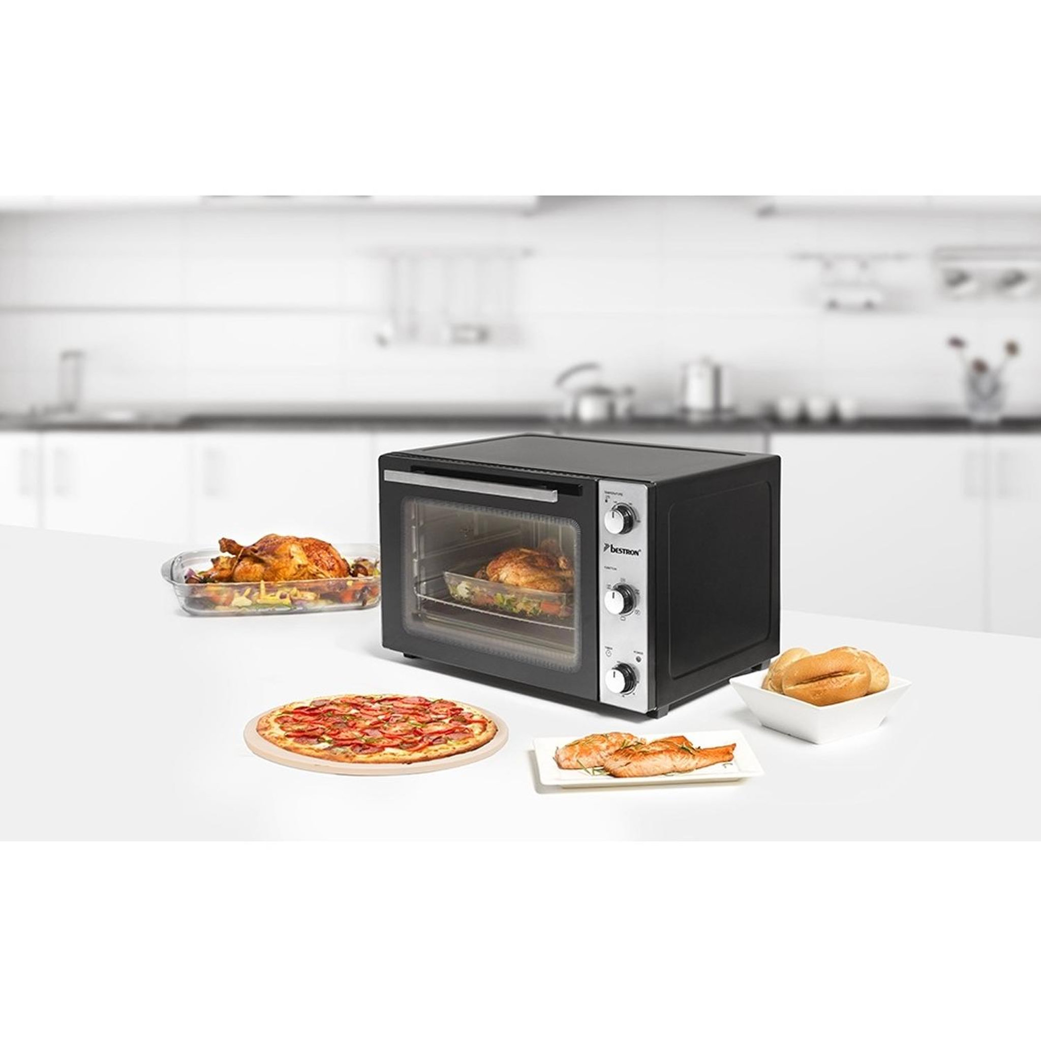 Voir la diapositive 4 : Bestron Four multifonction 31l 1500w - aov31ps
