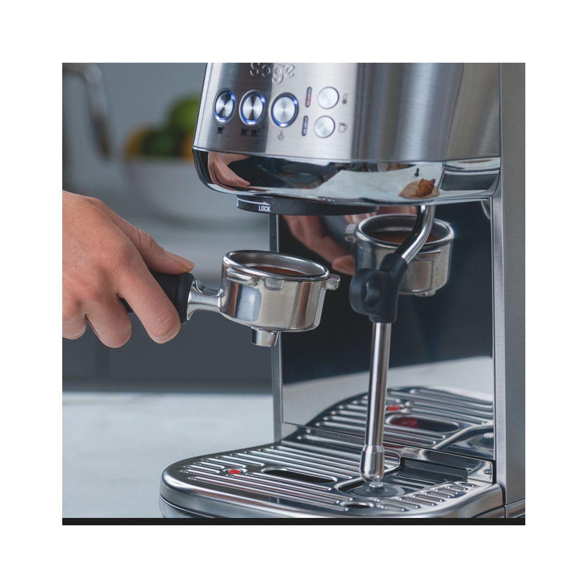 Voir la diapositive 2 : SAGE APPLIANCES Machine à expresso bambino plus