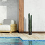 Voir la diapositive 4 : OUTSUNNY Cactus artificiel grand réalisme plante artificielle grande taille dim. Ø 17 x 100H cm vert