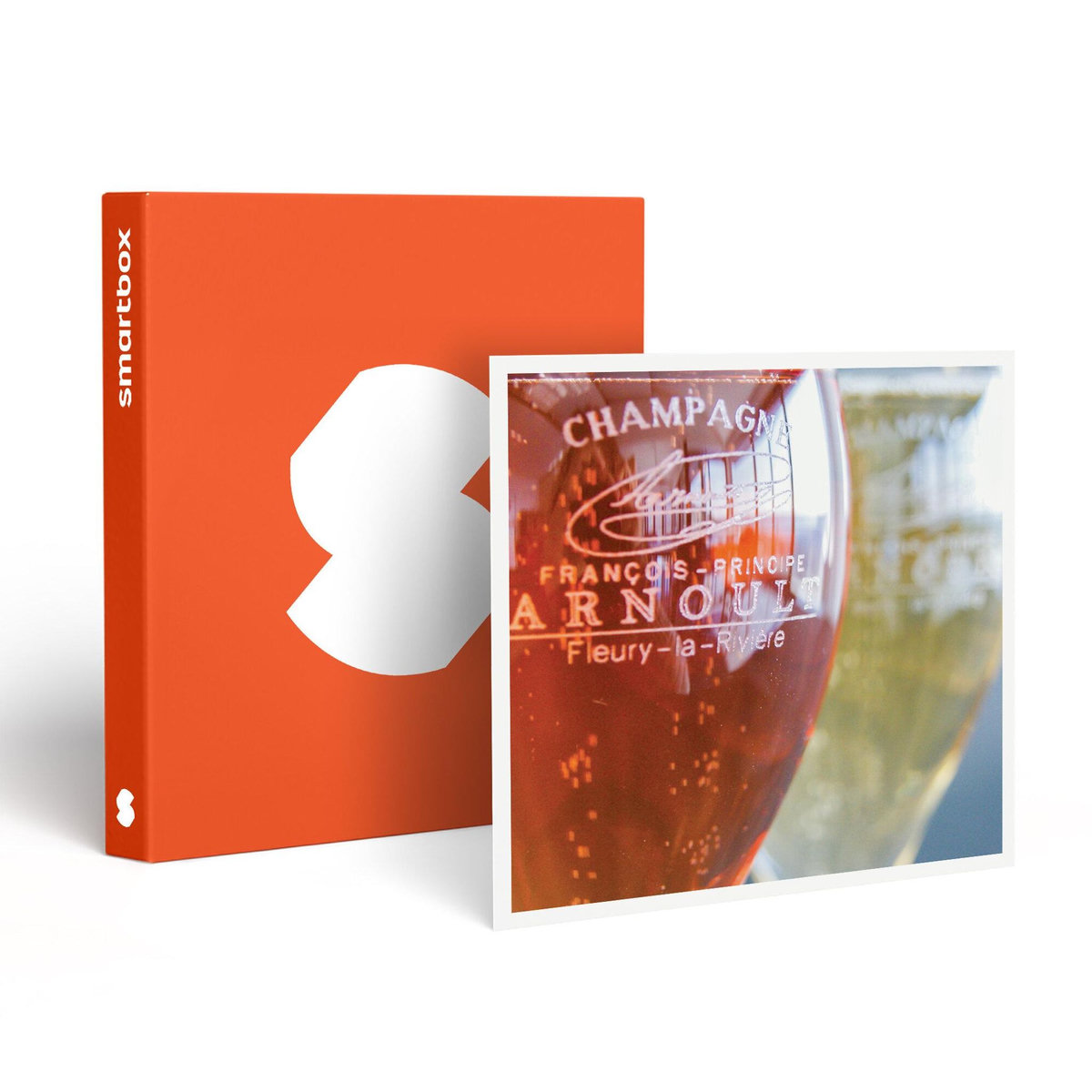 Smartbox Visite gourmande d'un domaine avec dégustation de champagne rosé - Coffret Cadeau Gastronomie