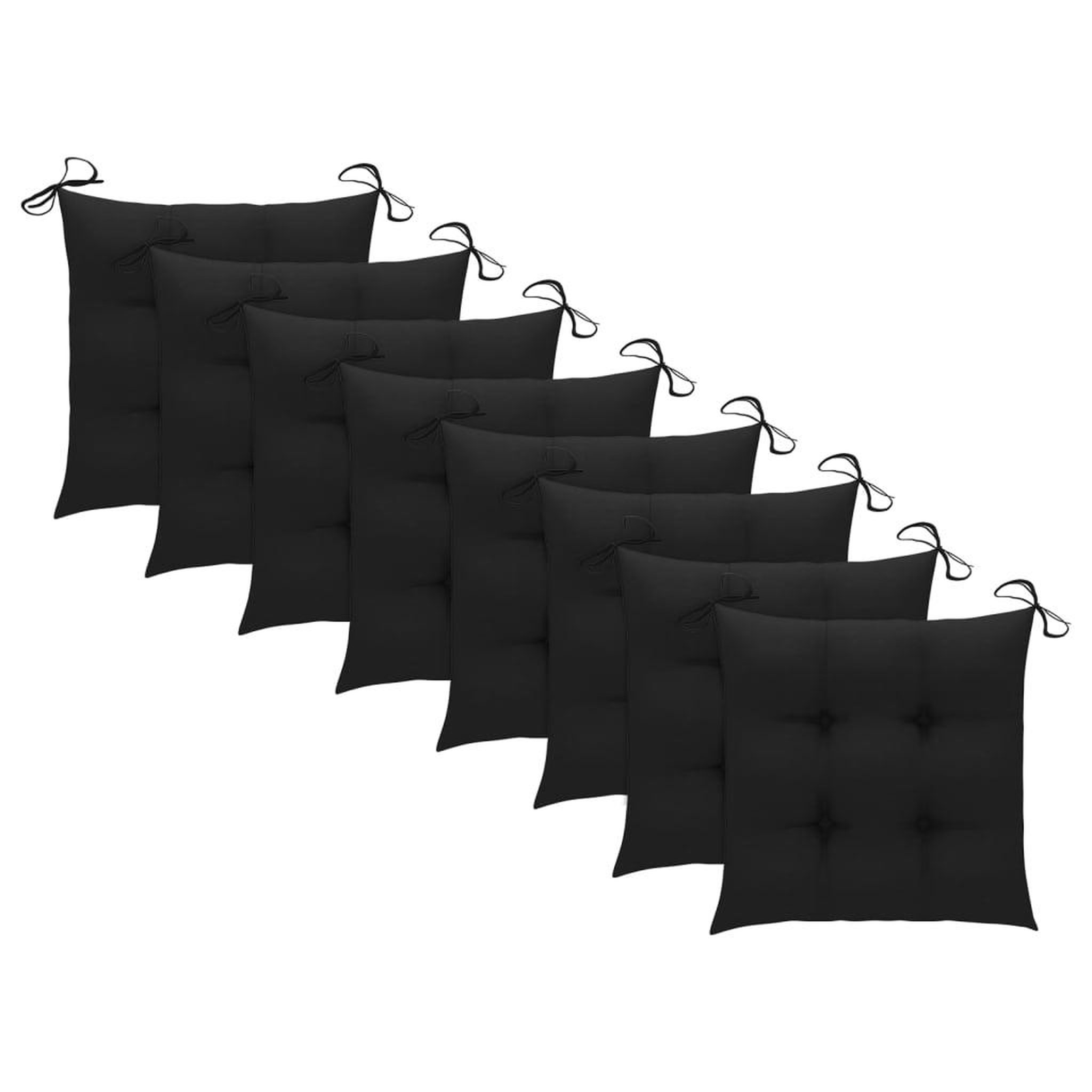 Voir la diapositive 5 : VIDAXL Chaises de jardin avec coussins lot de 8 Bois d'acacia solide