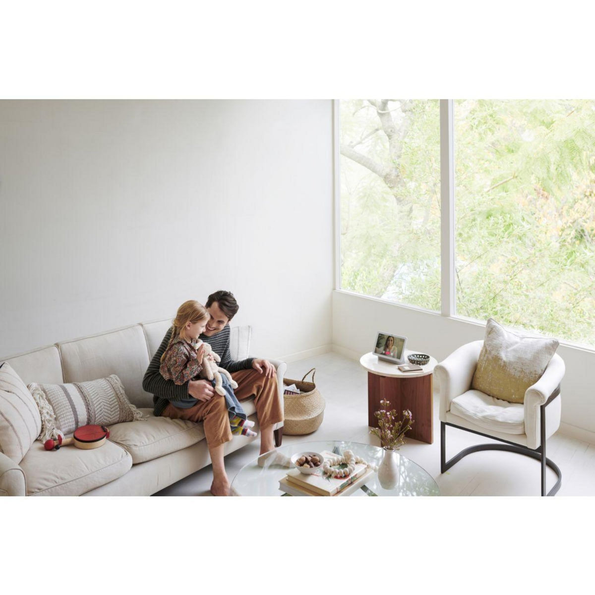 GOOGLE Assistant vocal Nest Hub Max Charbon