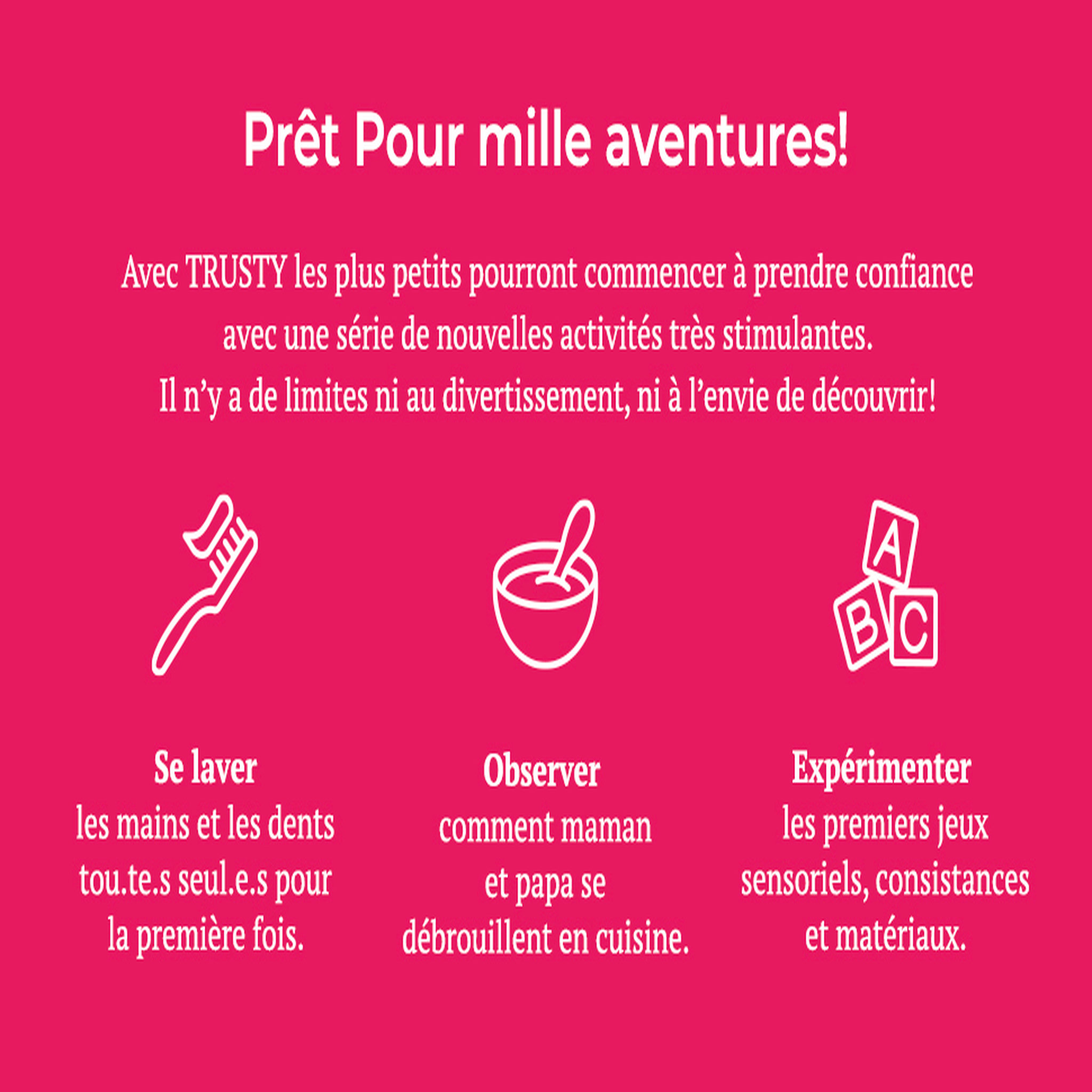 Voir la diapositive 4 : BIANCONIGLIO KIDS Tour d'apprentissage bois - Trusty - pédagogie Montessori