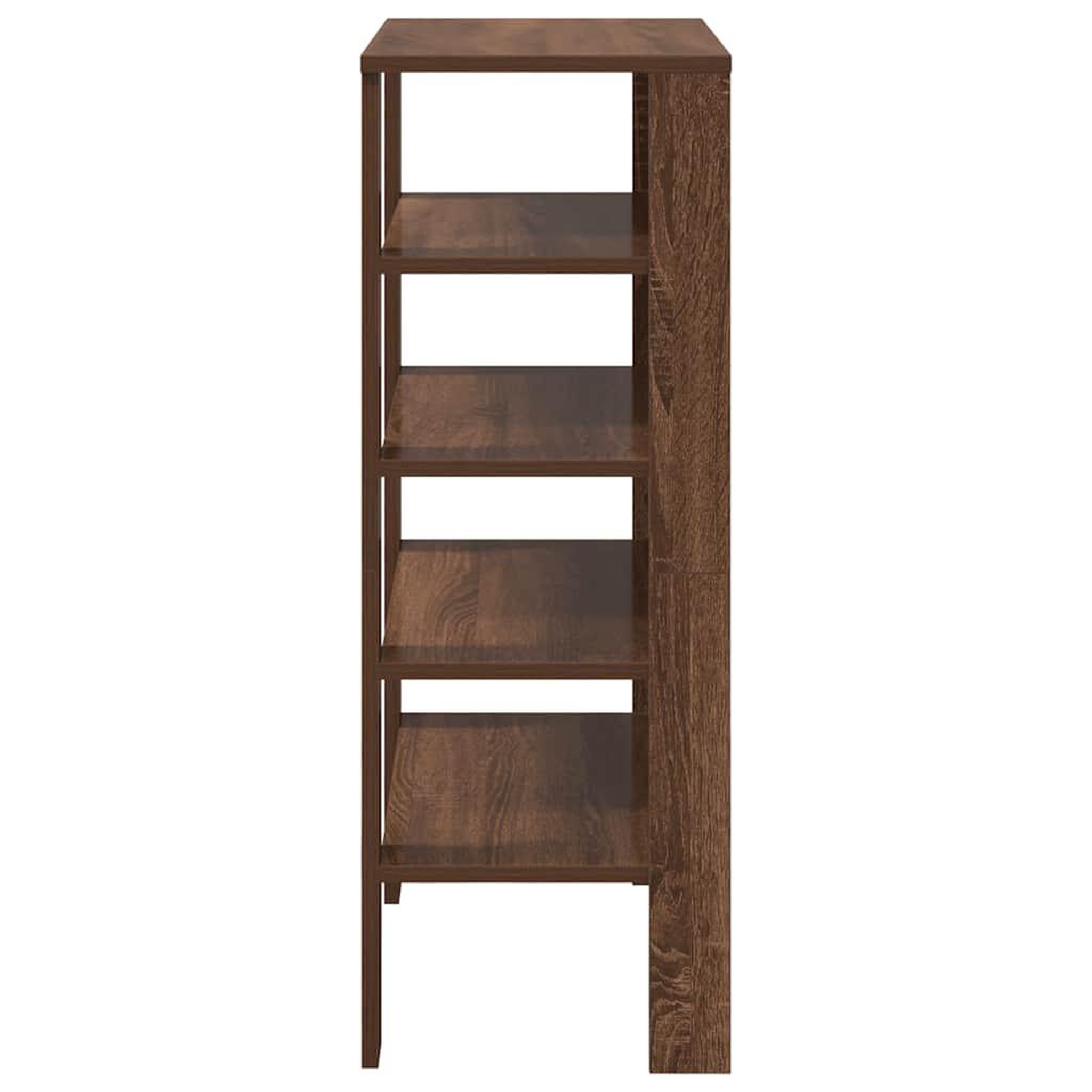 Voir la diapositive 5 : VIDAXL Etagere a chaussures chene marron 61x32x87,5 cm bois ingenierie