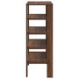 Voir la diapositive 5 : VIDAXL Etagere a chaussures chene marron 61x32x87,5 cm bois ingenierie