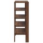 Voir la diapositive 5 : VIDAXL Etagere a chaussures chene marron 61x32x87,5 cm bois ingenierie