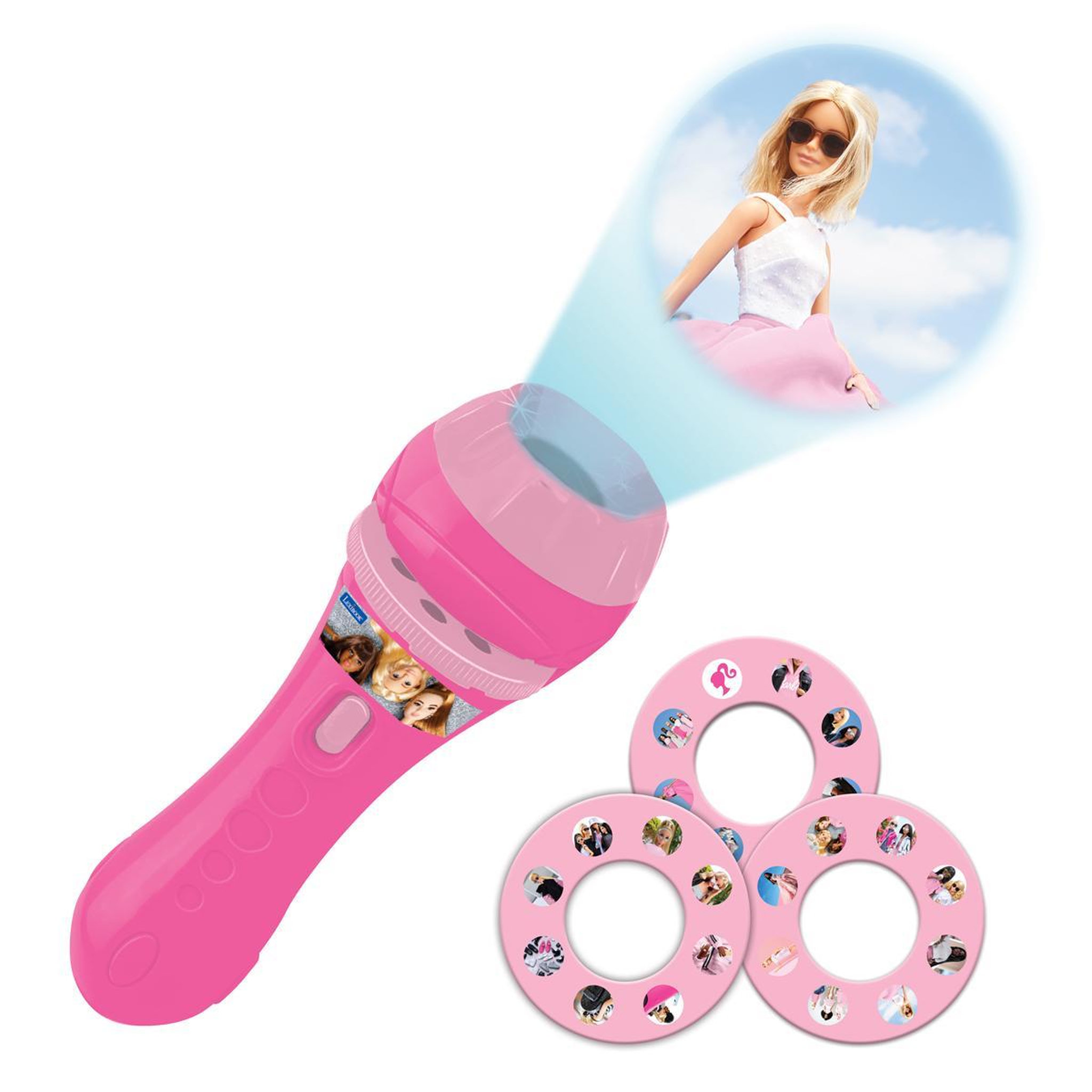 Lexibook Projecteur à histoires et lampe torche Barbie