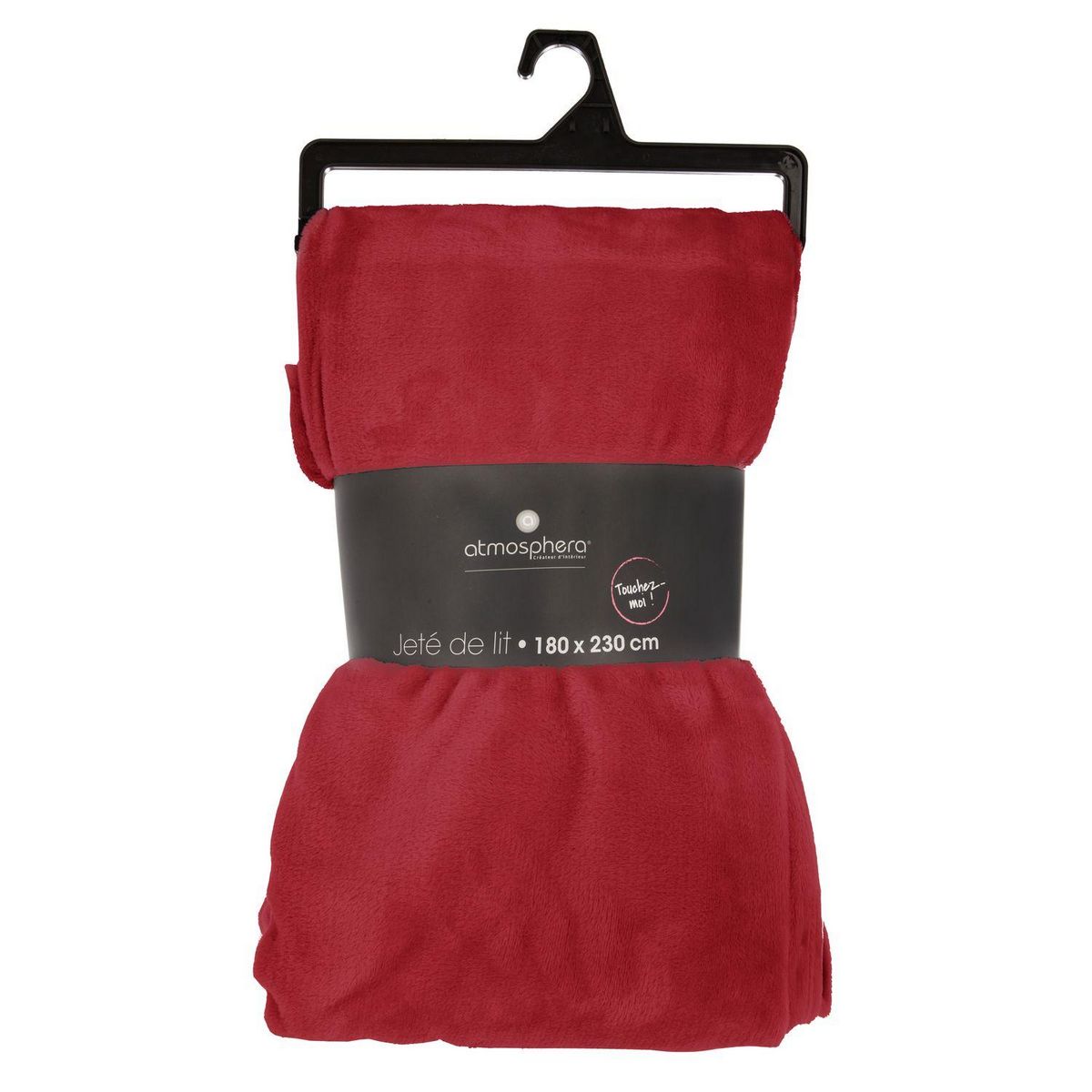 ATMOSPHERA Grand Plaid en flanelle uni