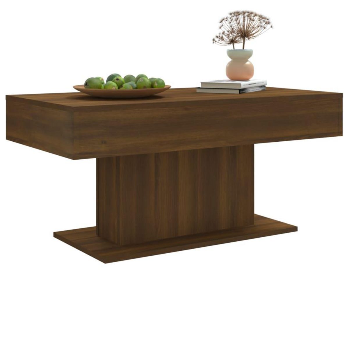 VIDAXL Table basse Chene marron 96x50x45 cm Bois d'ingenierie
