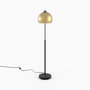 Voir la diapositive 3 : Rendez vous déco Lampadaire en métal couleur noir et laiton-Dinard