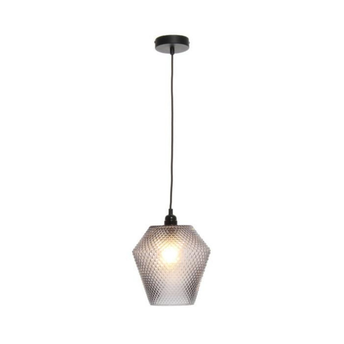Paris Prix Lampe Suspension en Verre  Nomi  27cm Gris