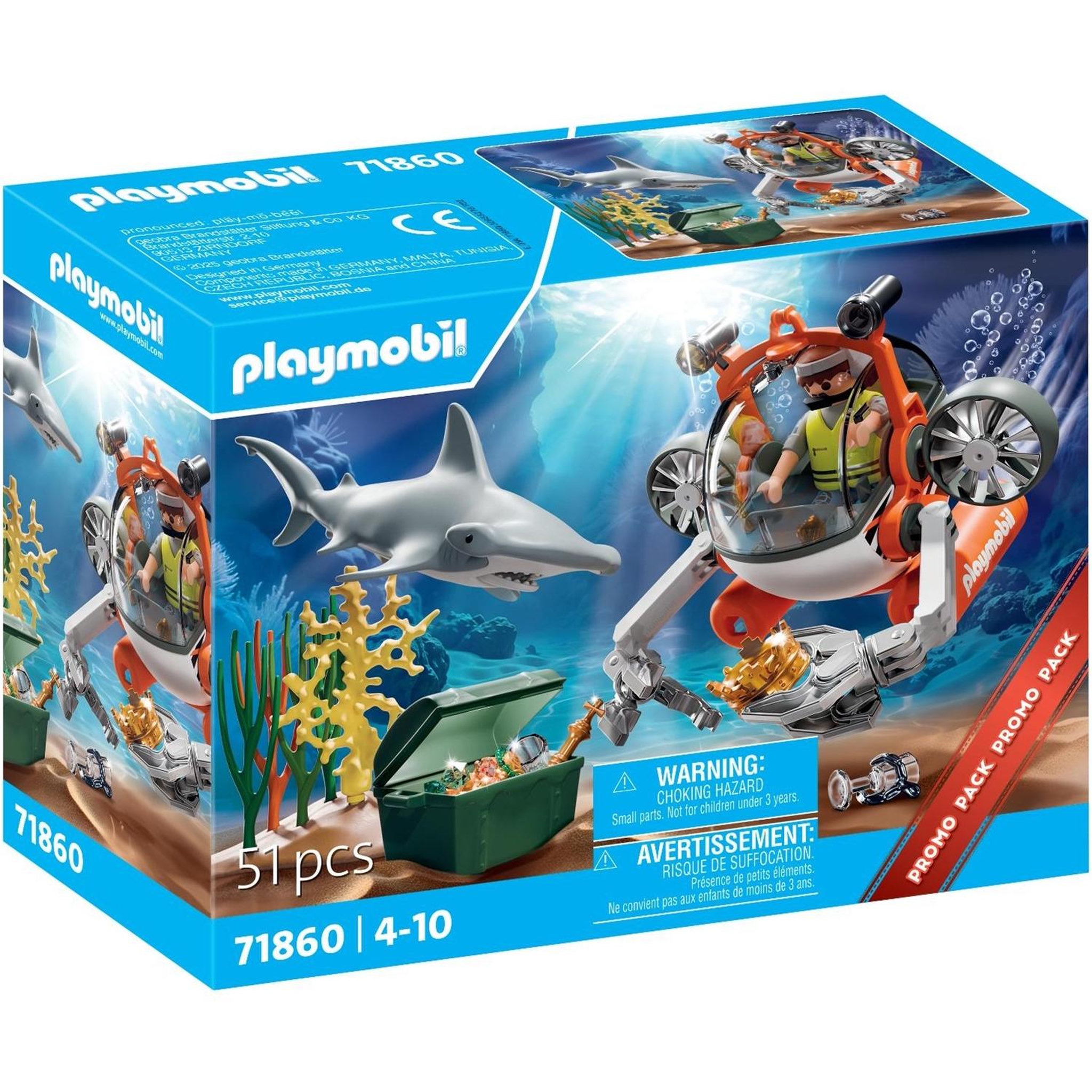 PLAYMOBIL Chasse au trésor sous-marin