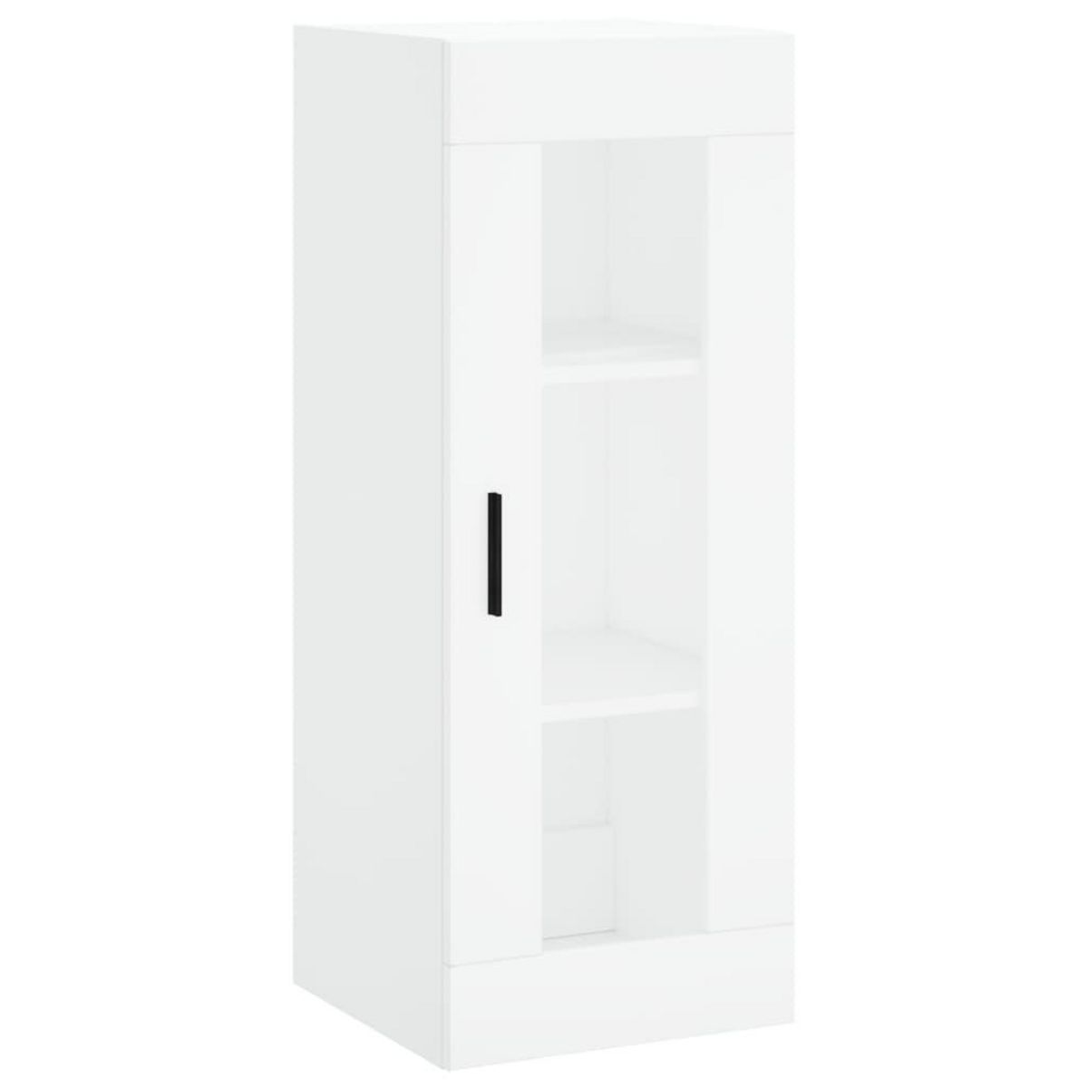 VIDAXL Buffet haut Blanc 34,5x34x180 cm Bois d'ingenierie