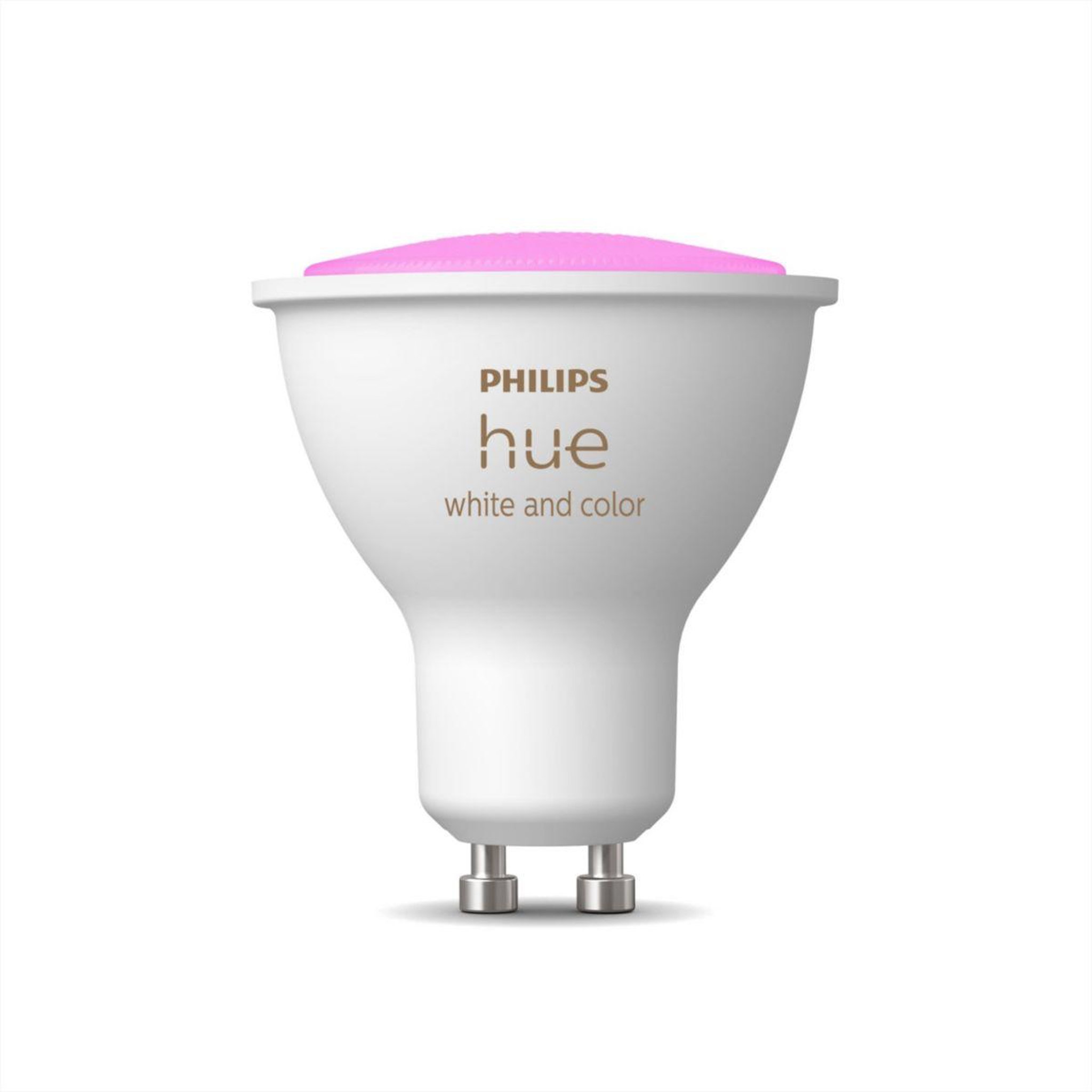 Voir la diapositive 5 : Philips Ampoule LED connectée HUE W&C GU10 5.7W