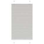 VIDAXL Store plisse gris clair 70x100 cm largeur du tissu 69,4 cm