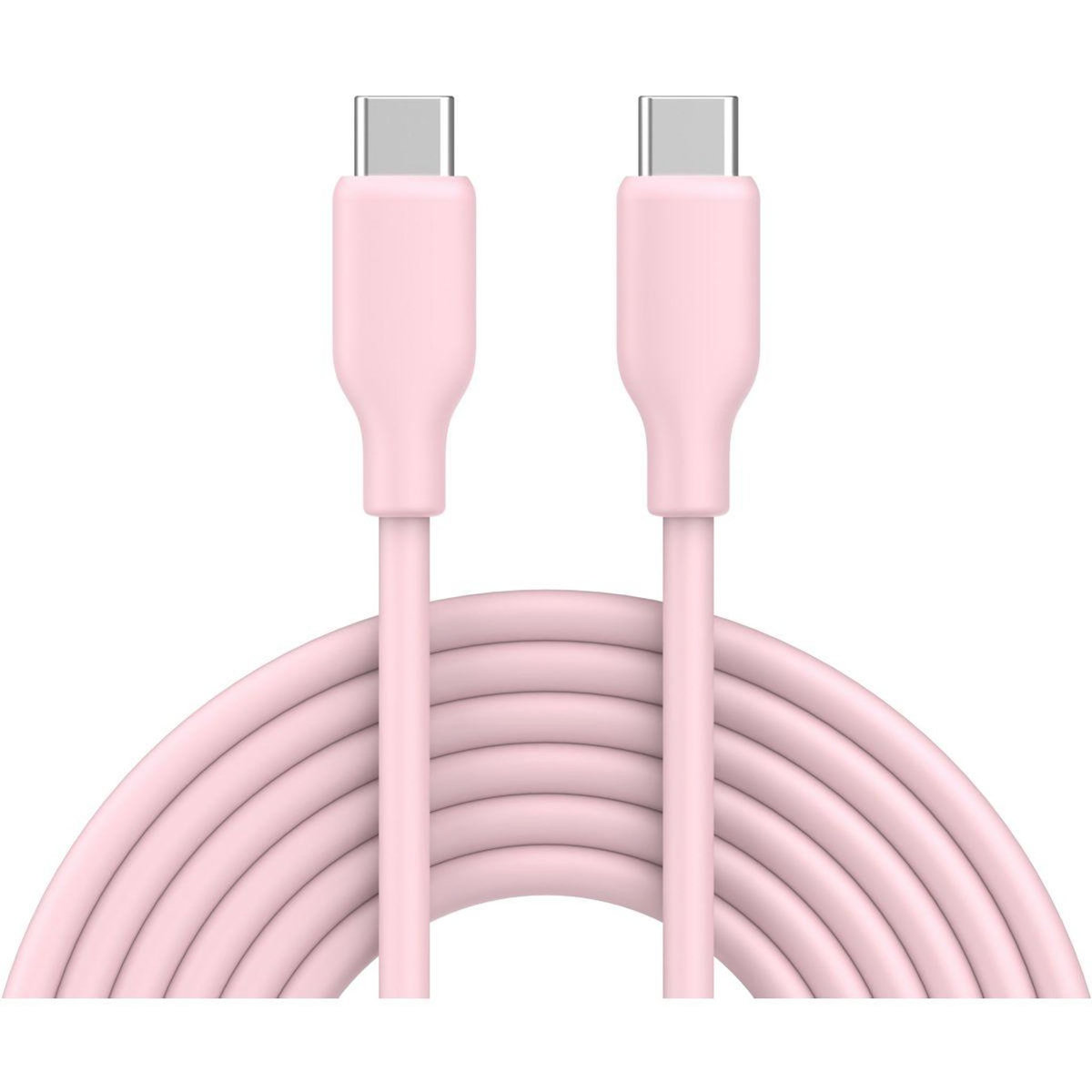 ESSENTIEL B Câble de charge vers USB-C silicone 2M Rose