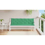 Voir la diapositive 3 : VIDAXL Coussin de banc de jardin vert 180x(50+50)x7 cm tissu oxford
