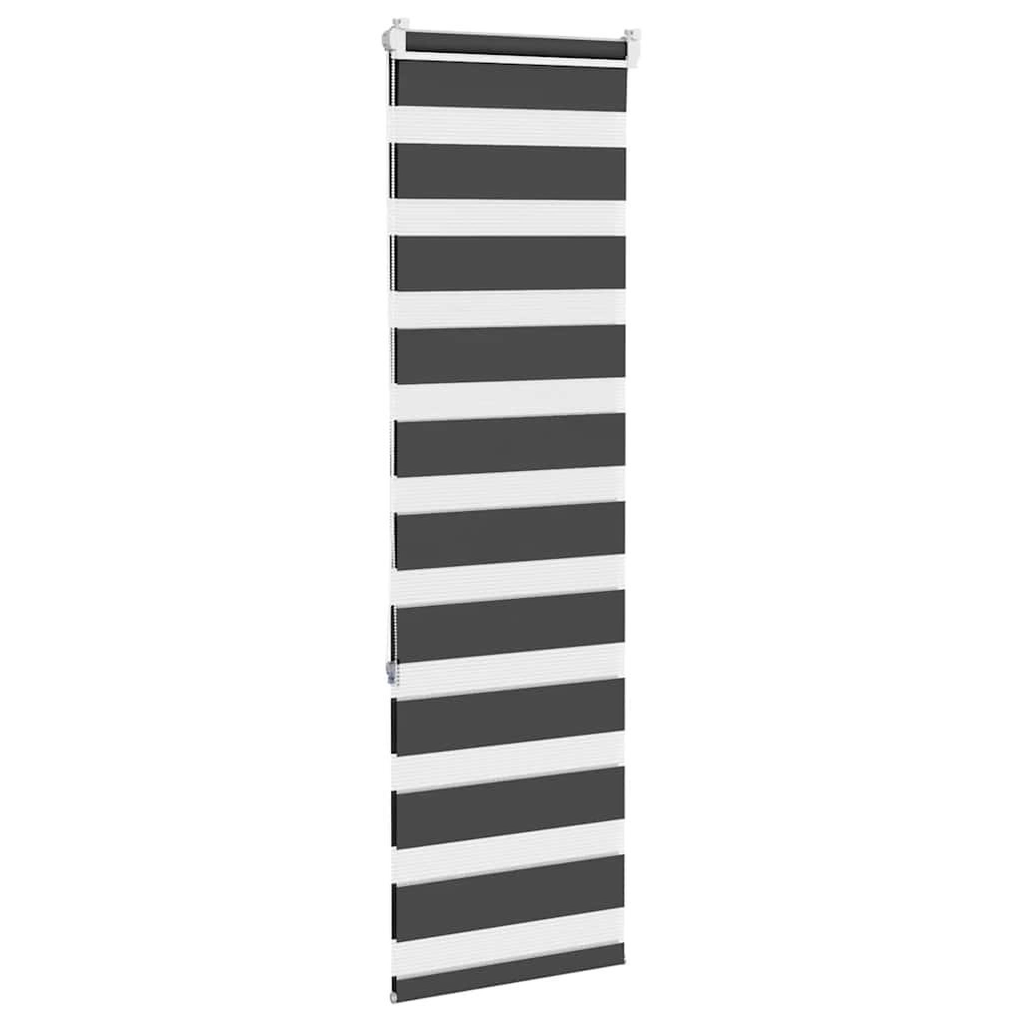 Voir la diapositive 4 : VIDAXL Store zebre noir 45x150 cm largeur du tissu 40,9 cm polyester
