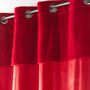 Voir la diapositive 2 : Paris Prix Rideau à Œillets Velours  Caresse  140x240cm Rouge