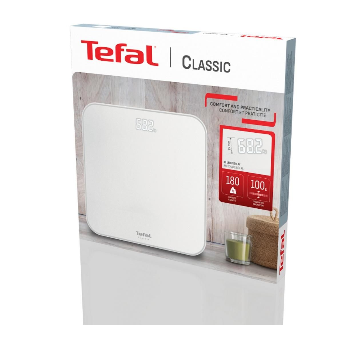 TEFAL Pèse-personne électronique 180kg/100g - PP1901V0