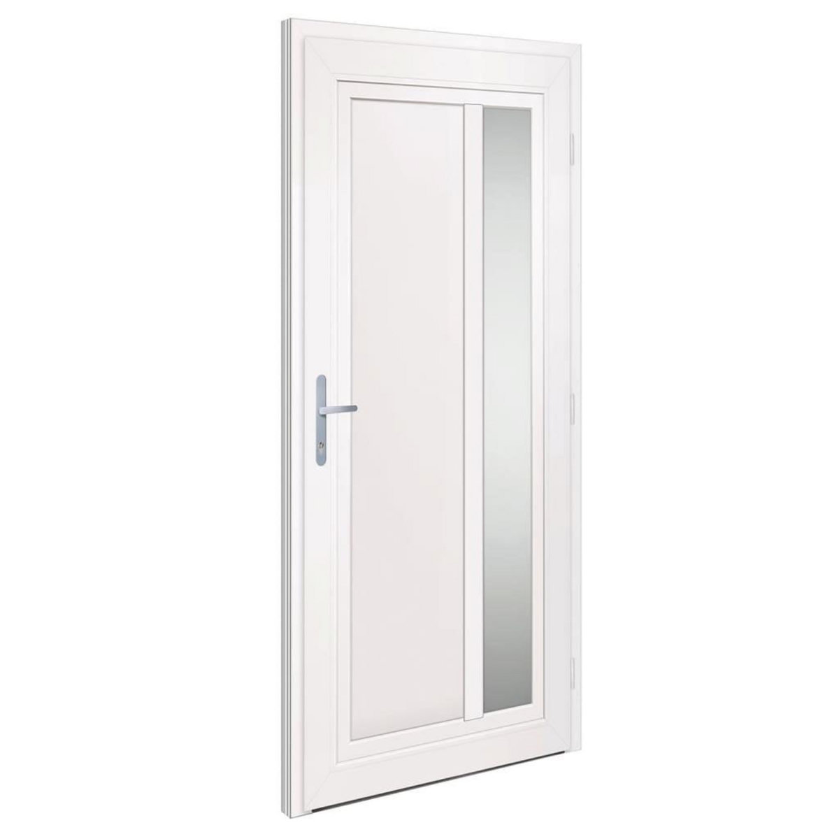 VIDAXL Porte d'entree anthracite 98x208 cm PVC
