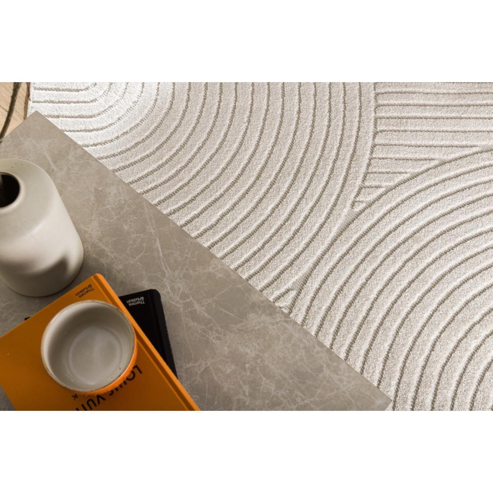 Voir la diapositive 5 : Paris Prix Tapis déco  vince solar  200x290cm naturel