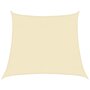 Voir la diapositive 2 : VIDAXL Voile d'ombrage 160 g/m^2 Creme 4/5x4 m PEHD