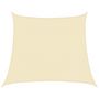 Voir la diapositive 2 : VIDAXL Voile d'ombrage 160 g/m^2 Creme 4/5x4 m PEHD