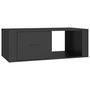 Voir la diapositive 2 : VIDAXL Table basse Noir 100x50,5x35 cm Bois d'ingenierie