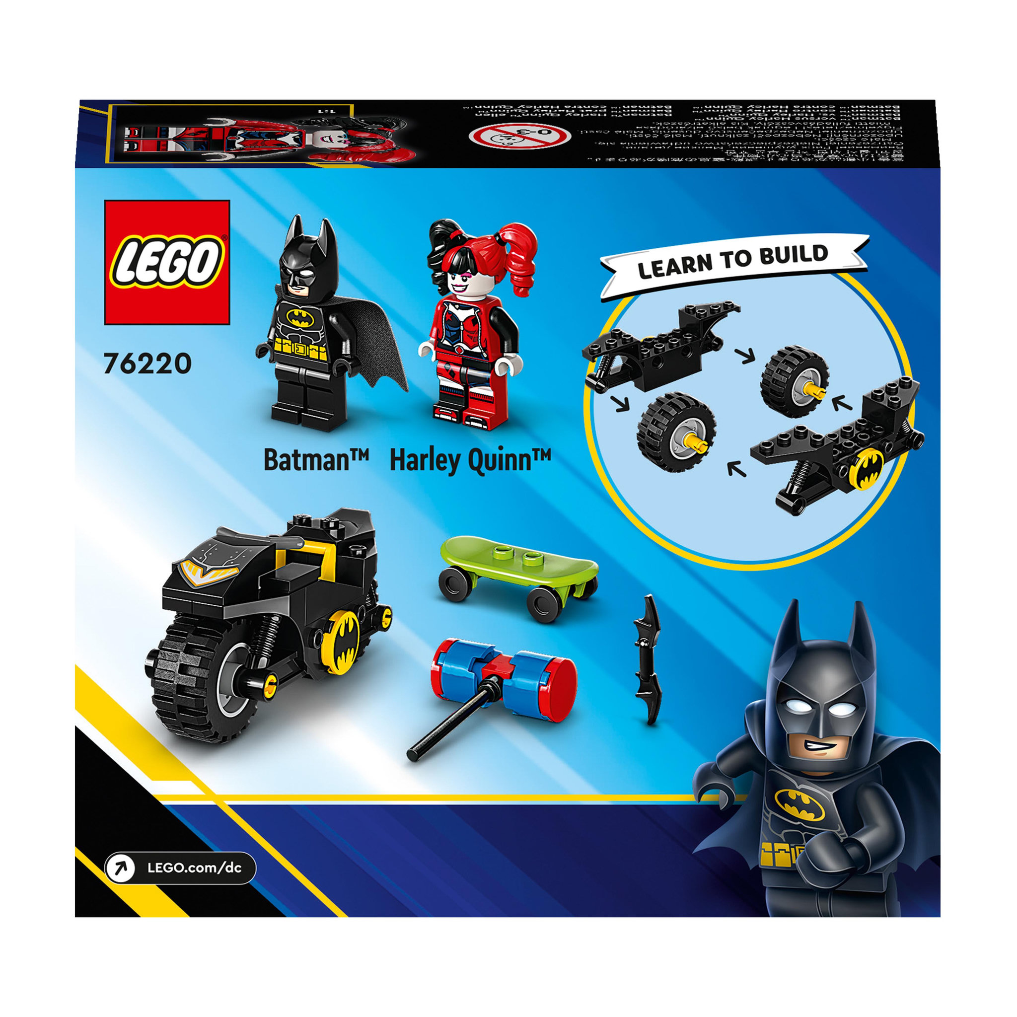 Voir la diapositive 9 : LEGO DC Comics Super Heroes 76200 Batman vs Harley Queen