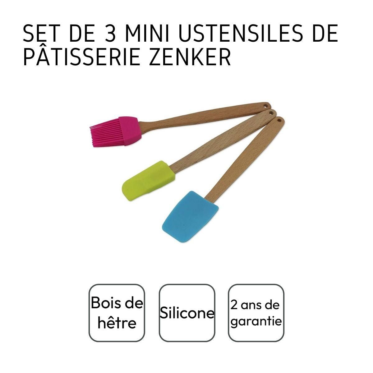 ZENKER Kit de 3 ustensiles de pâtisserie 20 cm Zenker