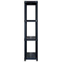 Voir la diapositive 4 : VIDAXL Etagere de rangement a 4 niveaux Noir 244x30,5x130 cm Plastique