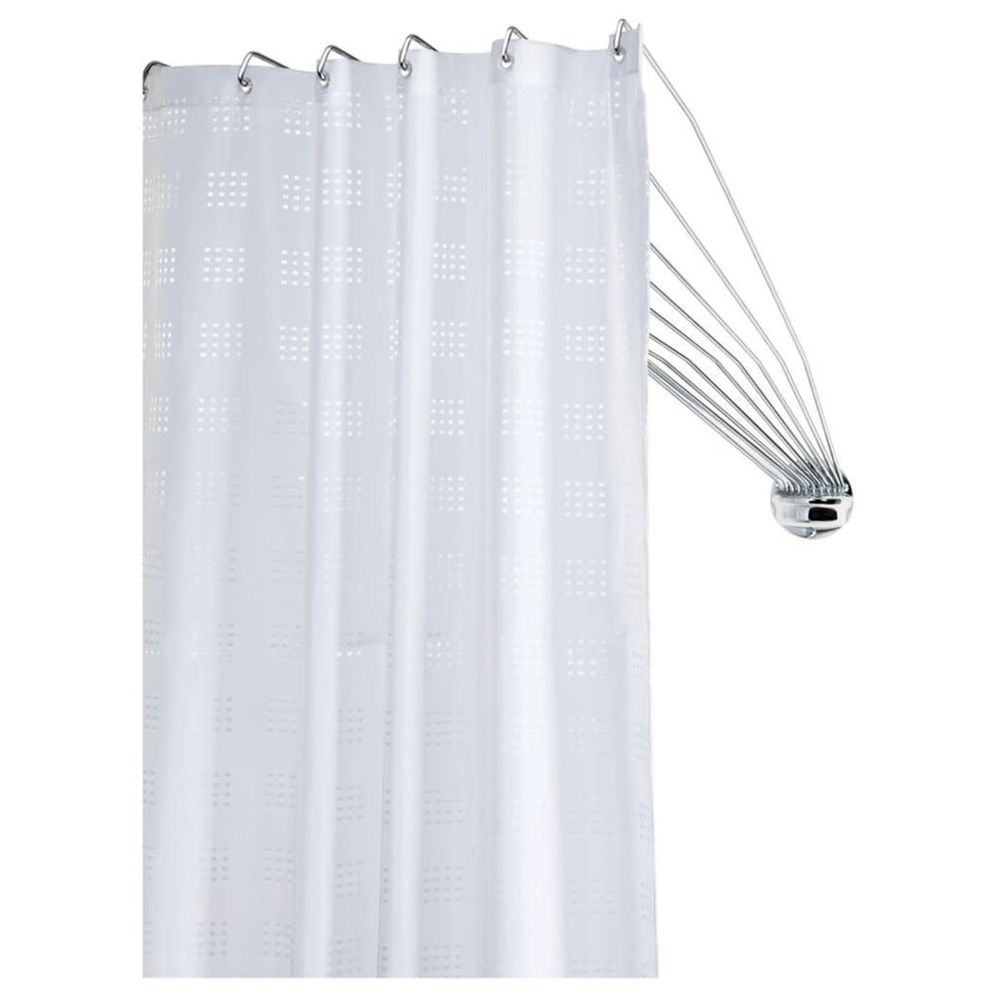 Voir la diapositive 2 : SEALSKIN Sealskin Rail pour rideau de douche Ombrelle d'angle Chrome