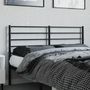 Voir la diapositive 3 : VIDAXL Tete de lit metal noir 140 cm