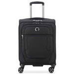 Delsey Valise cabine souple slim Helium DLX TSA 55cm. Coloris disponibles : Noir