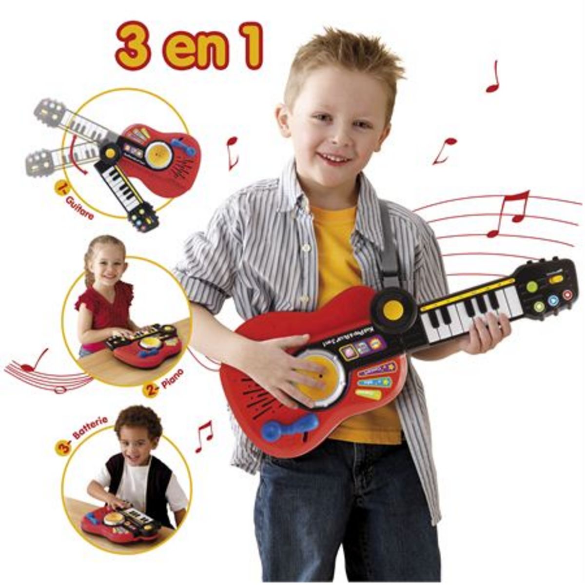 VTECH Kidi Pop Rock 3 en 1