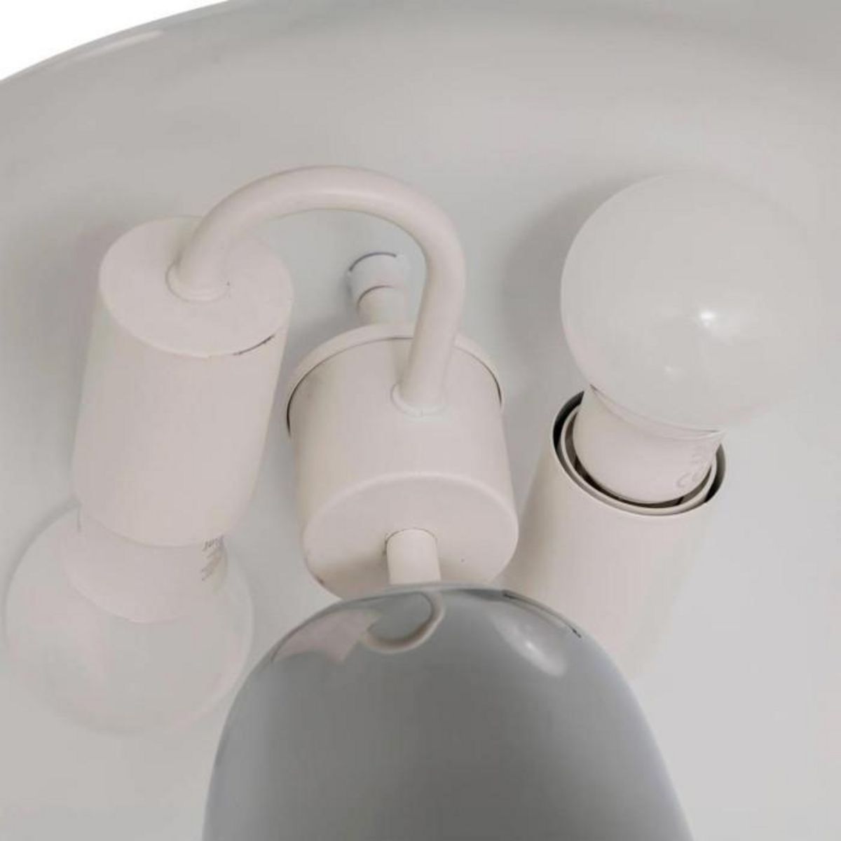 ATMOSPHERA Lampe à Poser Champignon  Omia  36cm Argent