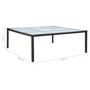 Voir la diapositive 5 : VIDAXL Table a dîner de jardin Noir 200x200x74 cm Resine tressee